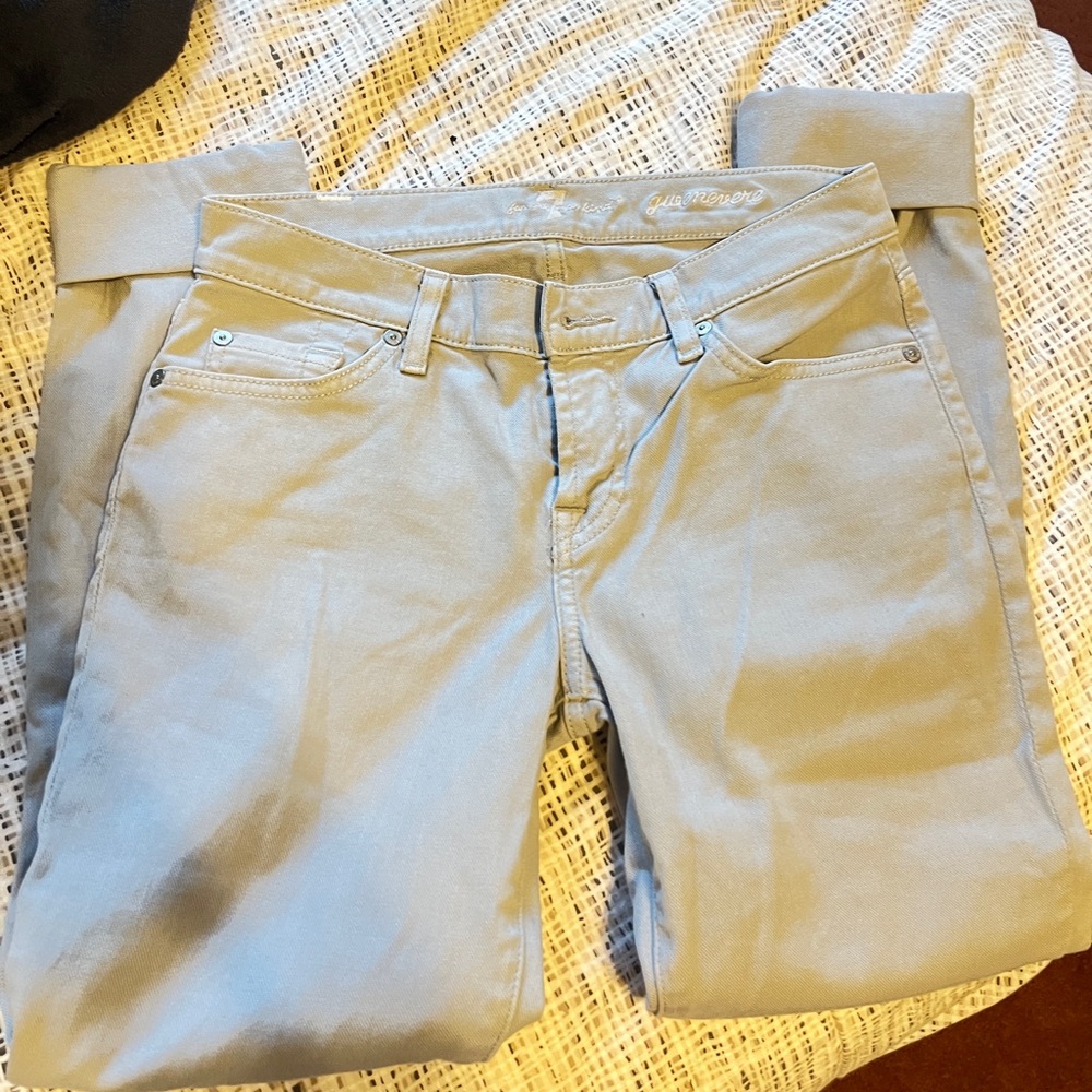 7 For All Mankind Guinevere Gray Jeans